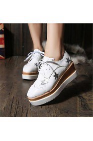 Women's Shoes Platform Creepers Fashion Sneakers Outdoor / Casual Black