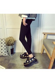 Women's Shoes Platform Creepers Fashion Sneakers Office & Career / Dress Black / White