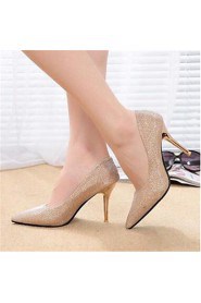 Women's Shoes Stiletto Heel Heels Heels Dress Black / Pink / Silver / Gold