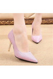 Women's Shoes Stiletto Heel Heels Heels Dress Black / Pink / Silver / Gold