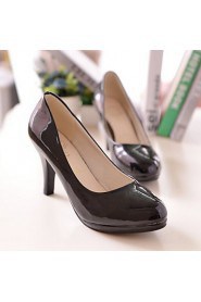 Women's Shoes Patent Leather Stiletto Heel Pumps Office & Career/Party & Evening Black/Red/White