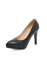 Women's Shoes Stiletto Heel/Platform/Pointed Toe Heels Party & Evening/Dress Black/Blue/Pink/White