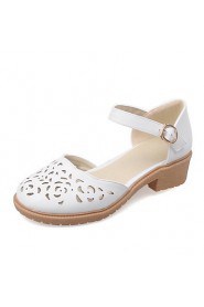 Women's Shoes Low Heel D'Orsay & Two-Piece/Round Toe Heels Dress Pink/White/Beige