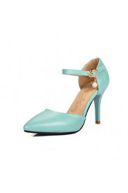 Women's Shoes Stiletto Heel/D'Orsay & Two-Piece/Pointed Toe Heels Party & Evening/Dress Blue/Pink/White