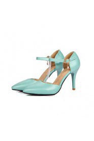 Women's Shoes Stiletto Heel/D'Orsay & Two-Piece/Pointed Toe Heels Party & Evening/Dress Blue/Pink/White