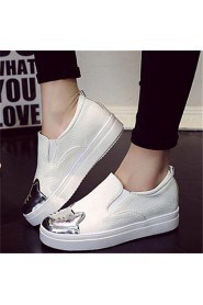 Women's Shoes Platform Creepers Heels Office & Career / Casual Black / White