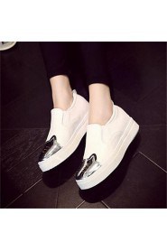 Women's Shoes Platform Creepers Heels Office & Career / Casual Black / White