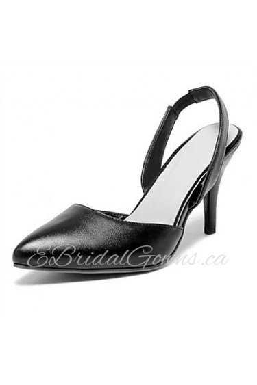 Women's Shoes Leatherette Stiletto Heel Heels Heels Dress / Casual / Party & Evening Black / Pink / White