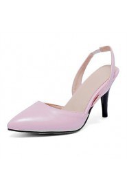 Women's Shoes Leatherette Stiletto Heel Heels Heels Dress / Casual / Party & Evening Black / Pink / White