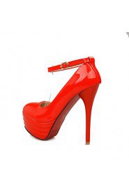 Women's Shoes Heel Heels / Platform Heels Office & Career / Dress / Casual Black / Blue / Red / White