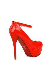 Women's Shoes Heel Heels / Platform Heels Office & Career / Dress / Casual Black / Blue / Red / White