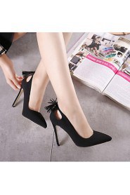 Women's Shoes Leatherette Stiletto Heel Heels Heels Wedding / Party & Evening / Dress Black / Red / White