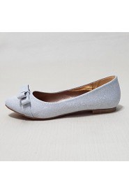 Women's Shoes Glitter Flat Heel Ballerina Flats Wedding/Outdoor/Party & Evening/Dress/Casual Silver