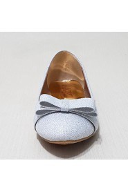 Women's Shoes Glitter Flat Heel Ballerina Flats Wedding/Outdoor/Party & Evening/Dress/Casual Silver