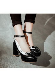 Women's Shoes Chunky Heel Round Toe Pumps Dress Shoes More Colors Available