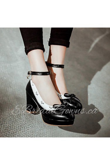 Women's Shoes Chunky Heel Round Toe Pumps Dress Shoes More Colors Available