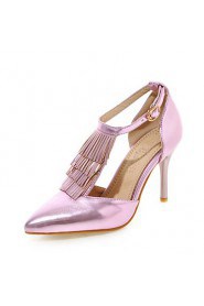 Women's Shoes Stiletto Heel /Pointed Toe Heels Tassel Wedding/Party & Evening/Dress Blue/Pink/Red/Silver/Gold