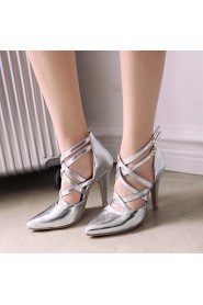 Women's Shoes Stiletto Heel Heels / Pointed Toe Sandals / Heels Party & Evening / Dress Blue / Pink / Silver