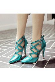 Women's Shoes Stiletto Heel Heels / Pointed Toe Sandals / Heels Party & Evening / Dress Blue / Pink / Silver