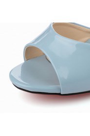 Women's Shoes Crystal Peep Toe / D'Orsay & Two-Piece / Open Toe Sandals Wedding / Office & Career Pink/Blue