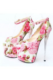 Women's Shoes 19cm Heel Height Sexy Peep Toe Stiletto Heel Pumps Party Shoes More Colors available