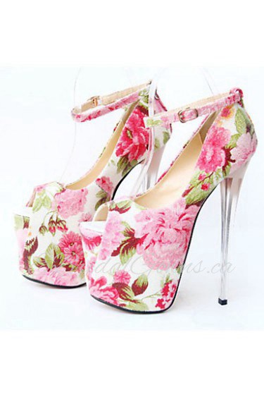 Women's Shoes 19cm Heel Height Sexy Peep Toe Stiletto Heel Pumps Party Shoes More Colors available