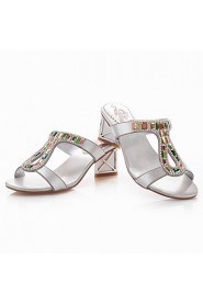 Women's Shoes Chunky Heel Heels / Slingback / D'Orsay & Two-Piece / T-Strap / Open Toe Sandals / SlippersOutdoor /