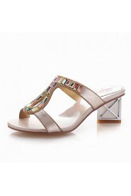 Women's Shoes Chunky Heel Heels / Slingback / D'Orsay & Two-Piece / T-Strap / Open Toe Sandals / SlippersOutdoor /