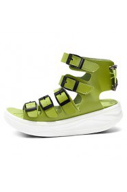 Women's Shoes Dress/Party & Evening/Casual/Beach Fashion PU Leather Sandals White/Green 36-39