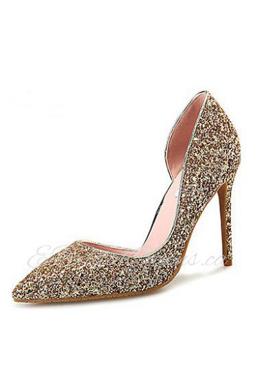 Women's Shoes Glitter /Stiletto Heel Heels / Styles / Pointed Toe Heels Wedding / Office & Career / Party & Evening