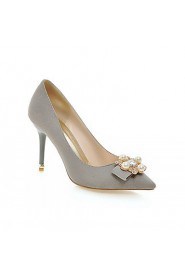 Women's Shoes Leatherette Stiletto Heel Heels Heels Wedding / Office & Career / Party & Evening