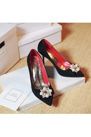 Women's Shoes Leatherette Stiletto Heel Heels Heels Wedding / Office & Career / Party & Evening