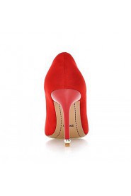 Women's Shoes Leatherette Stiletto Heel Heels Heels Wedding / Office & Career / Party & Evening