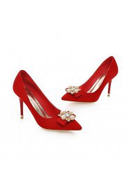 Women's Shoes Leatherette Stiletto Heel Heels Heels Wedding / Office & Career / Party & Evening