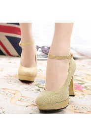 Women's Shoes OL Style Pump Elegance Chunky Heel Comfort / Pointed Toe Heels Office & Career / Dress