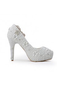 Women's Shoes Stiletto Heel Heels Heels Wedding / Party & Evening / Dress White