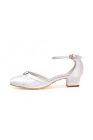 Satin Women's Wedding Chunky Heel Heels Shoes(More Colors)