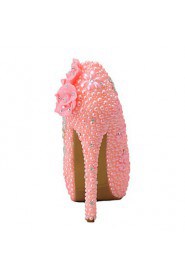 Women's Shoes Stiletto Heel Heels Heels Wedding / Party & Evening / Dress Pink