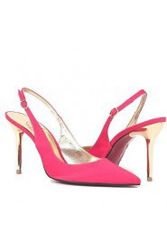 Women's Shoes Silk Stiletto Heel Heels Heels Wedding / Office & Career / Party & Evening / Dress