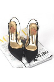 Women's Shoes Silk Stiletto Heel Heels Heels Wedding / Office & Career / Party & Evening / Dress