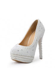 Women's Shoes Stiletto Heel Heels Heels Wedding / Party & Evening / Dress White