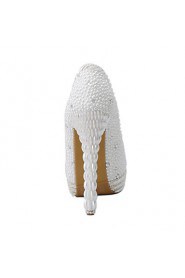 Women's Shoes Stiletto Heel Heels Heels Wedding / Party & Evening / Dress White