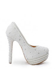 Women's Shoes Stiletto Heel Heels Heels Wedding / Party & Evening / Dress White