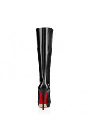 Women's Shoes Leatherette Stiletto Heel Fashion Boots / Pointed Toe Boots Wedding / Office & Career