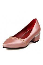 Women's Wedding Shoes Basic Pump / Pointed Toe Heels Wedding Dress Pink / Red / White / Silver / Beige