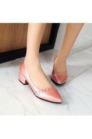 Women's Wedding Shoes Basic Pump / Pointed Toe Heels Wedding Dress Pink / Red / White / Silver / Beige