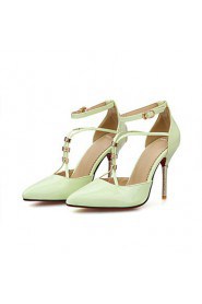 Women's / Girl's Wedding Shoes Heels Heels Wedding / Office & Career / Party & Evening / Dress Blue / Green / Pink /