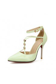 Women's / Girl's Wedding Shoes Heels Heels Wedding / Office & Career / Party & Evening / Dress Blue / Green / Pink /