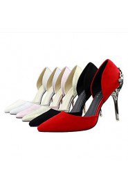 Vintage Sexy Pointed Toe High Heels Women Metal high heel Pumps Shoes Summer Stiletto Women Shoes Wedding shoes