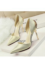 Vintage Sexy Pointed Toe High Heels Women Metal high heel Pumps Shoes Summer Stiletto Women Shoes Wedding shoes